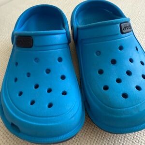 Blue crocs toddler